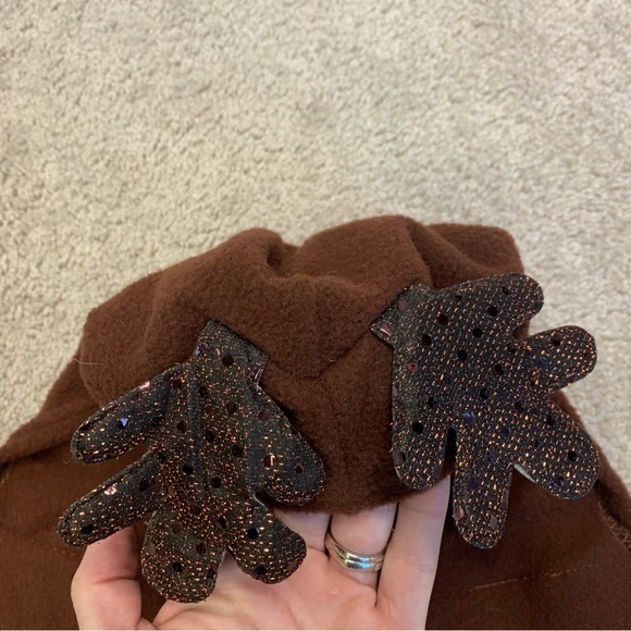 SMALL breed dog brown reindeer Christmas costume Sz S/M - Picture 3 of 6